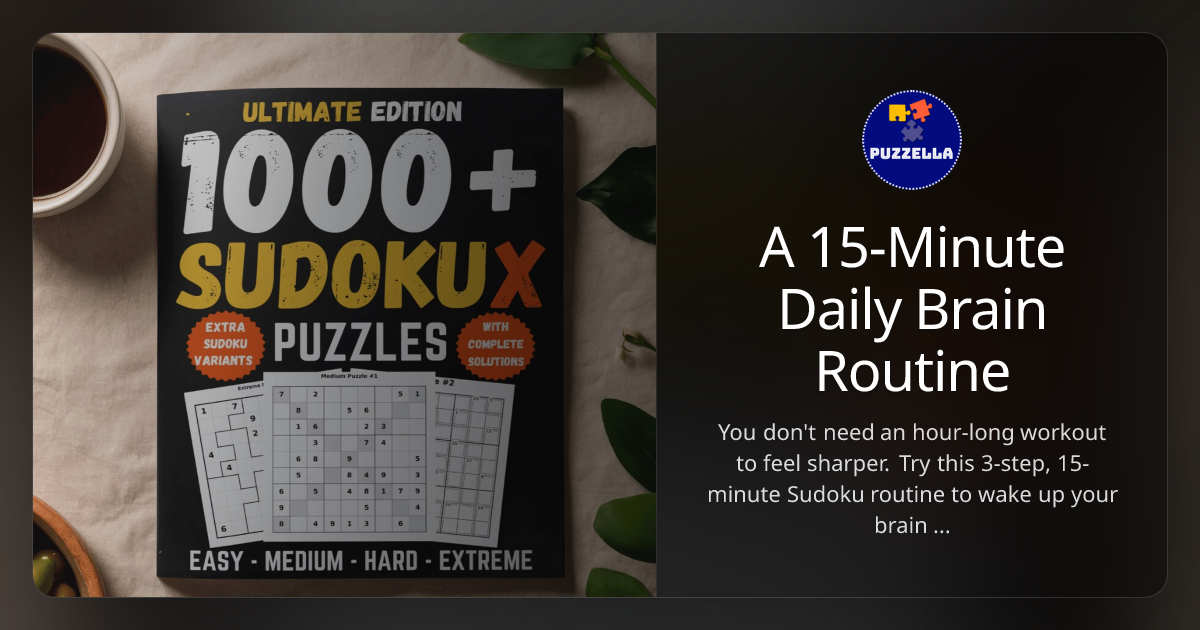 A 15-Minute Daily Brain Routine — Puzzella